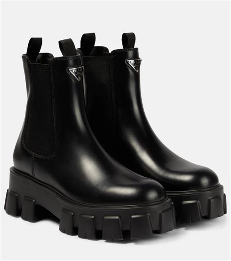 prada tacchi ferro|Prada Monolith Leather Chelsea Boots .